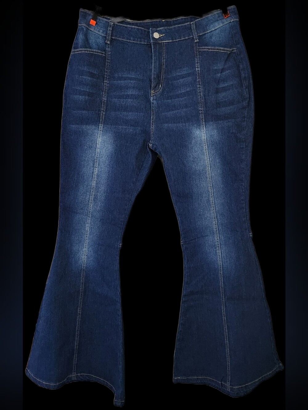Women’s Dark Blue Flare Jeans - Classic High-Rise Style